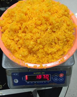 3 kg de sacs à la mandarine avec 60% de sacs